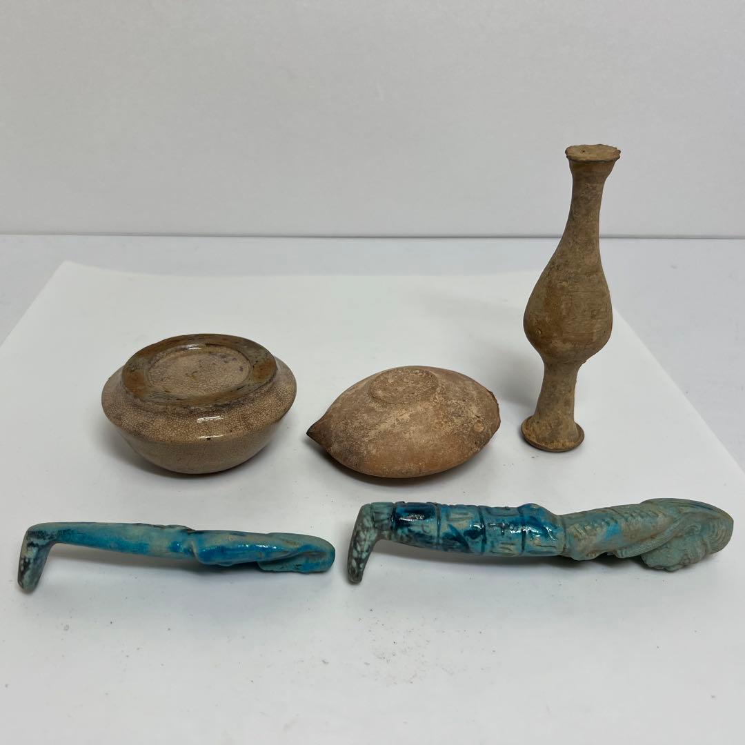 古代　エジプト　紀元前　ウ・シャブティ置物等　333g 東K8-0105①トエチ