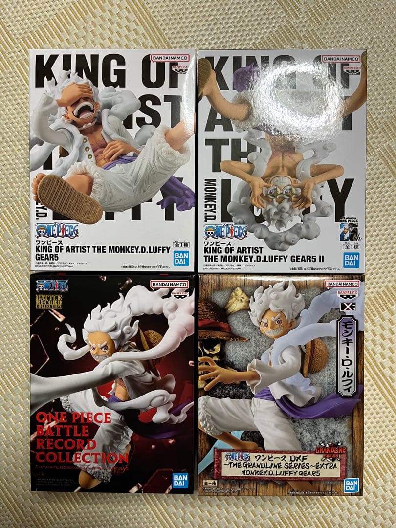 ワンピース　フィギュア　4点 セット　モンキー・D・ルフィ　ギア5 （ニカ）