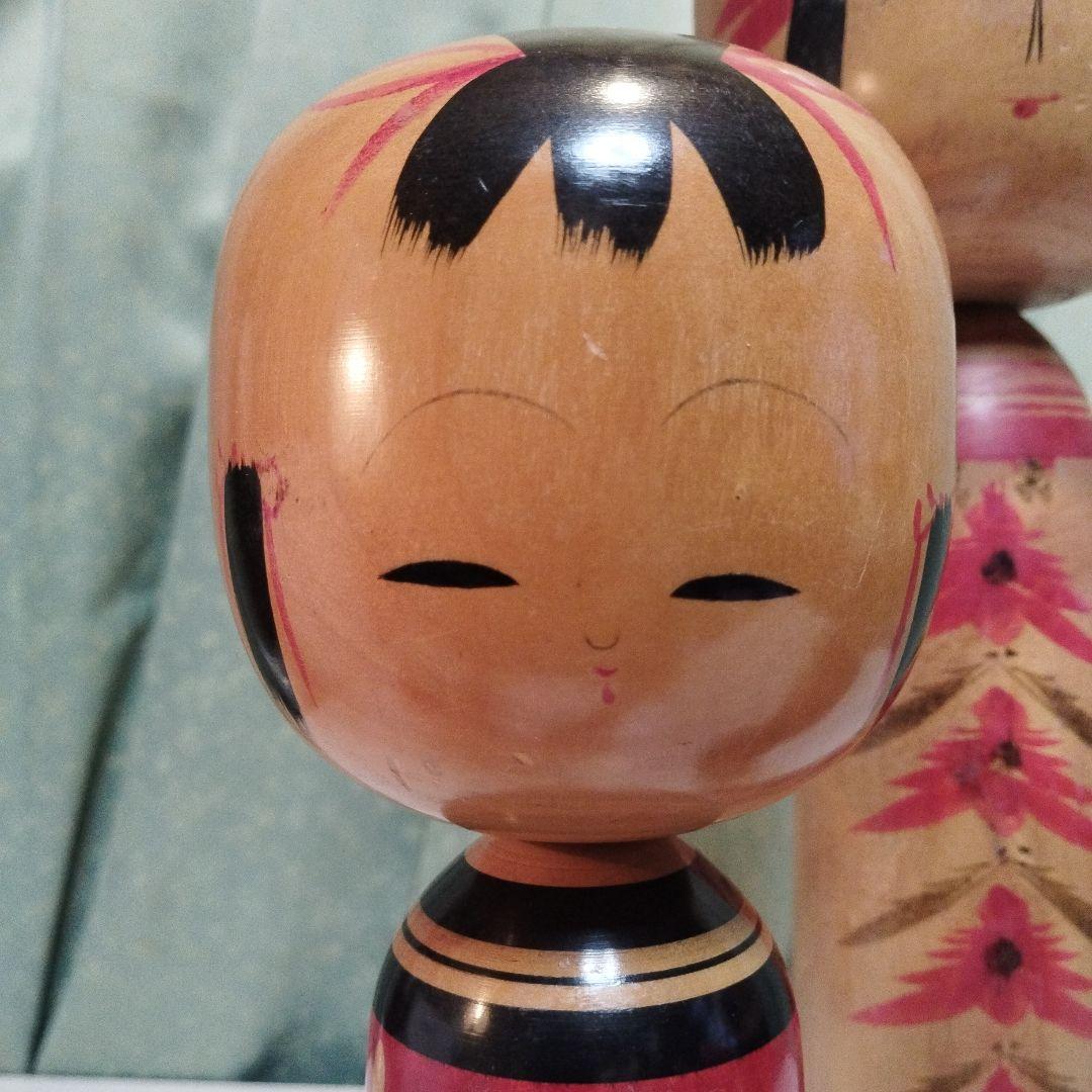 大こけし　中こけし　小こけし　3体