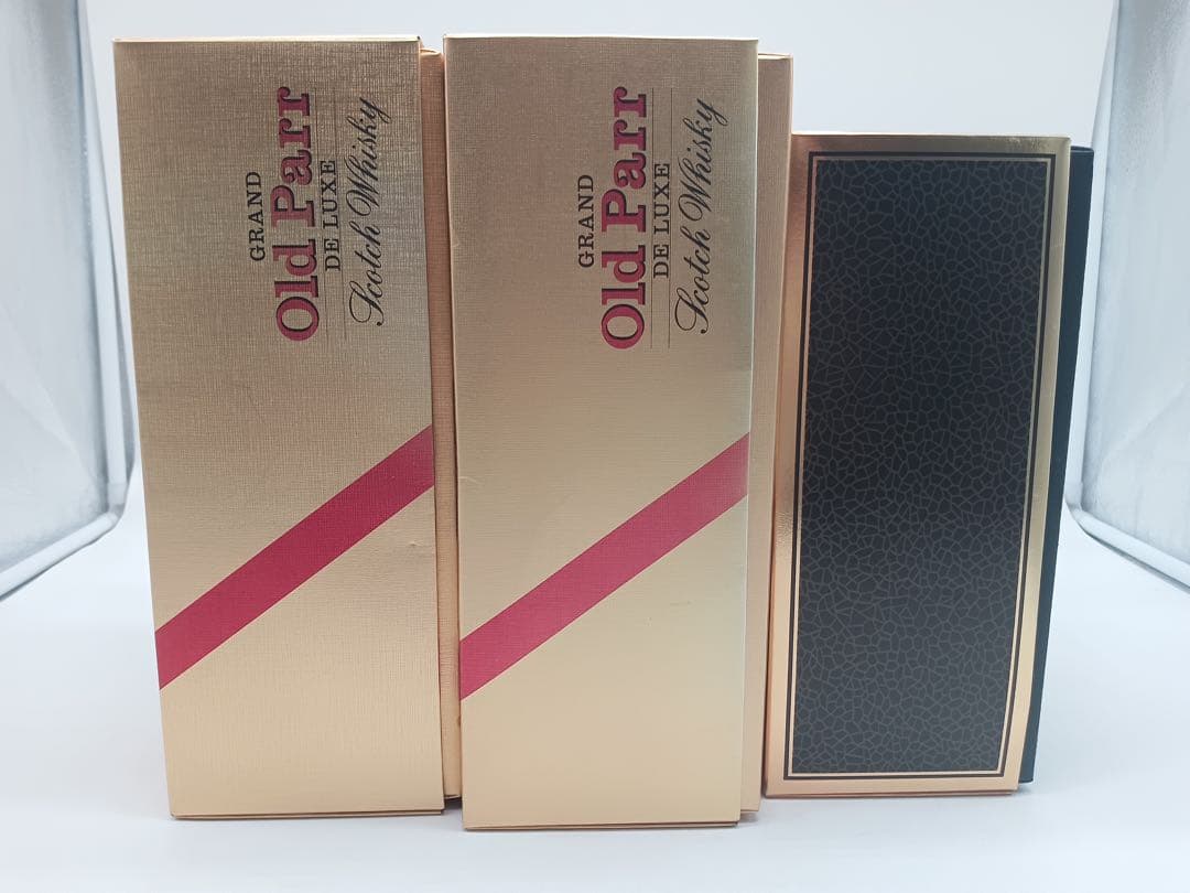 【未開栓】GRAND Old Parr 12年 オールドパー 3本 旧750ml