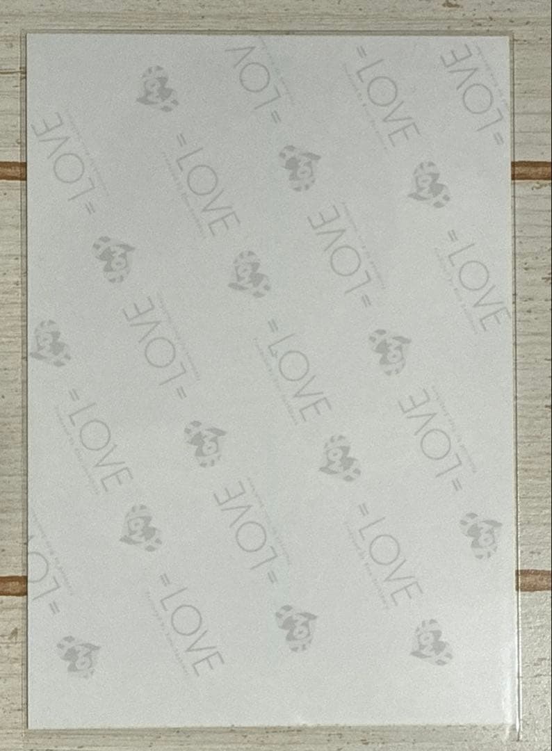 ＝LOVE 野口衣織　直筆　この空がトリガー　ヨリ