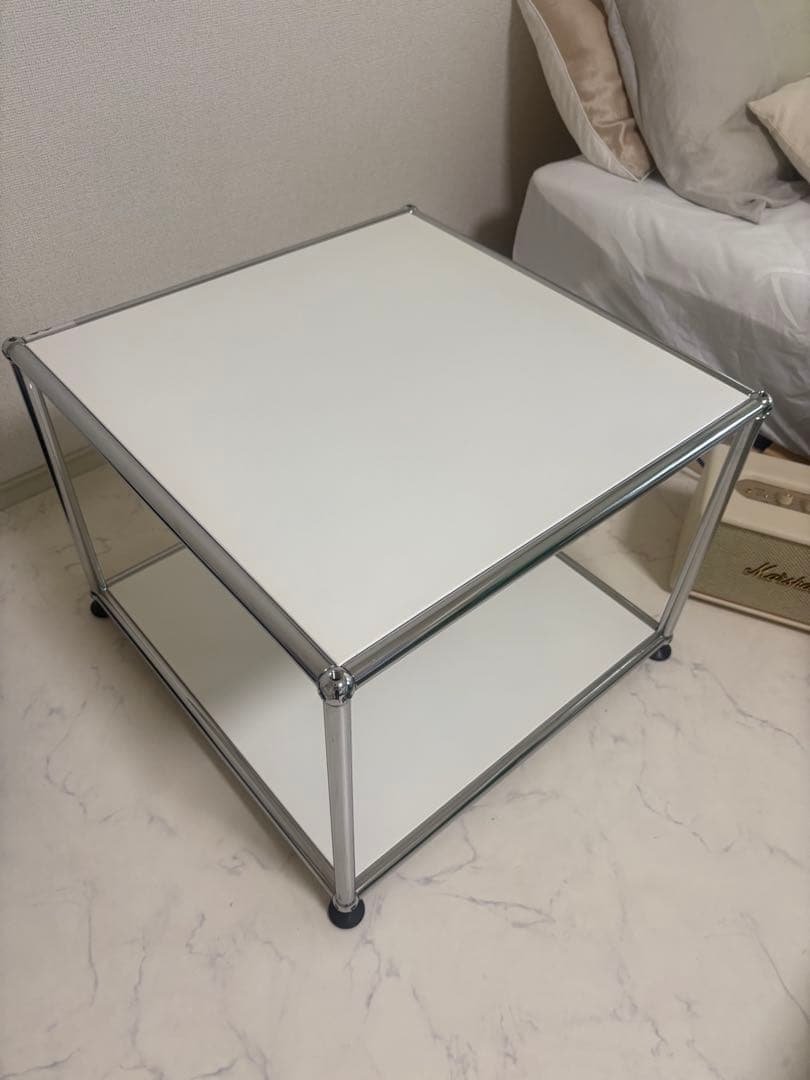 USM Haller 2段式キャビネット ホワイト