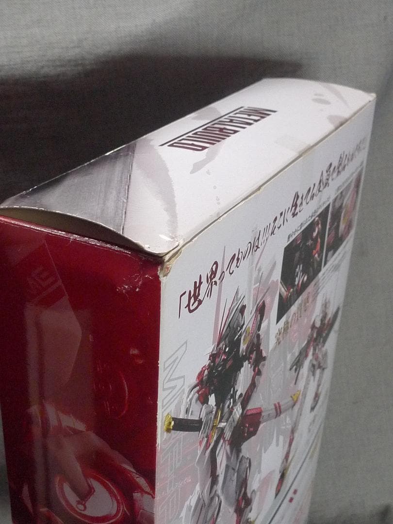 n5776■ガンダムアストレイ レッドフレーム メタルビルド 箱＋パーツ