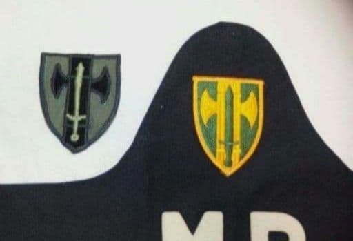 アメリカ軍第18憲兵旅団腕章 / MP ベトナム戦争