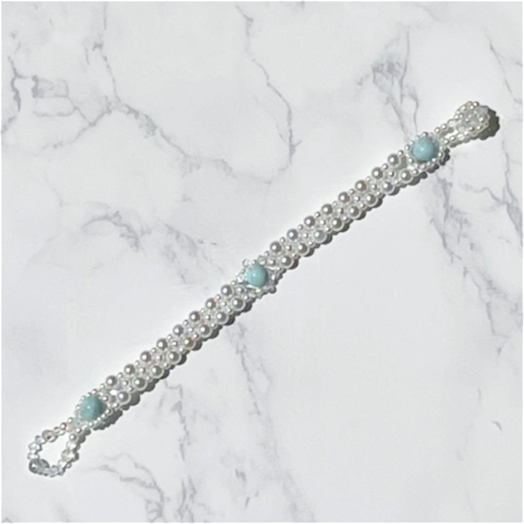 ペット用ビーズネックレス極小！　MGH-015