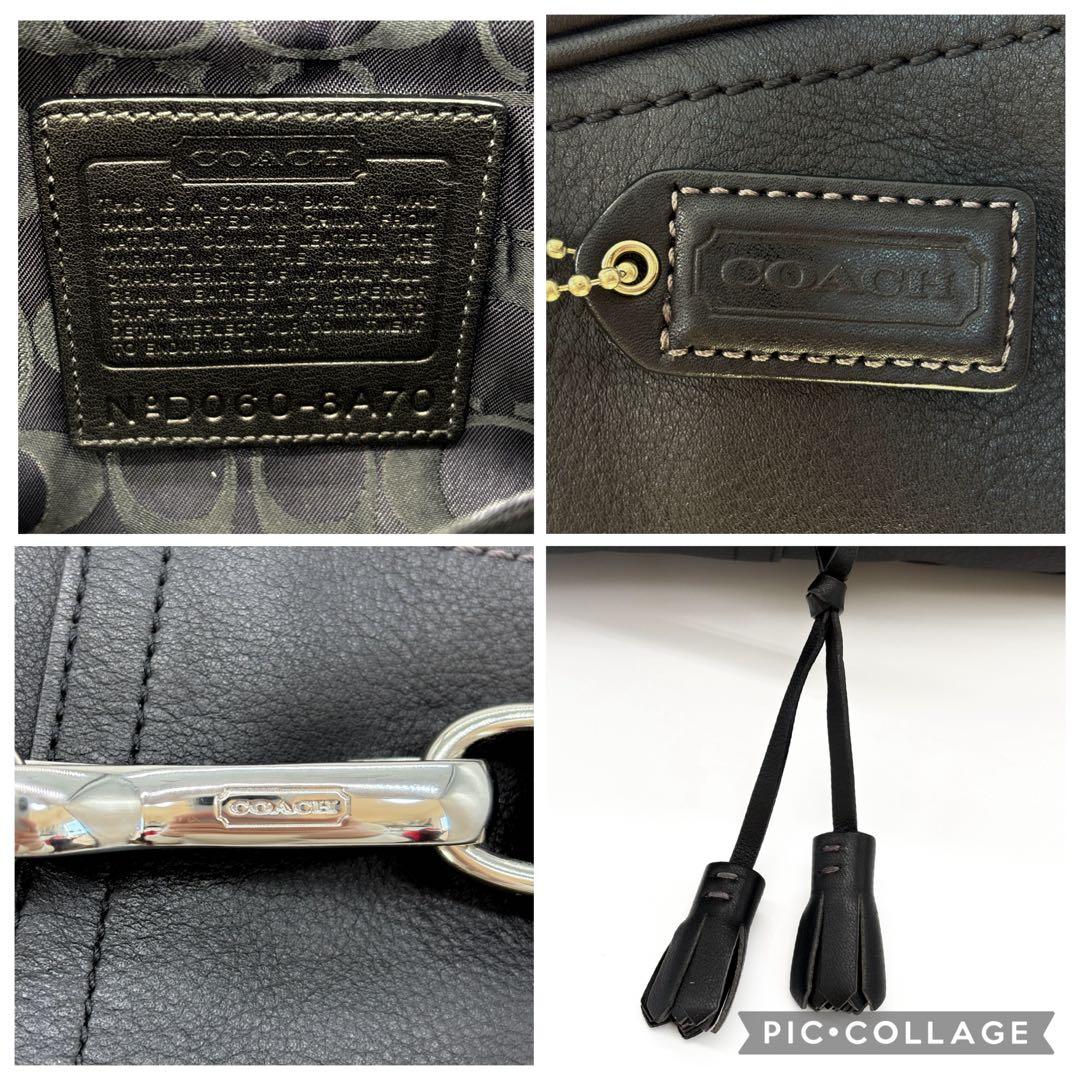 ♡未使用品♡ COACH コーチ ハンドバッグ レザー ブラック