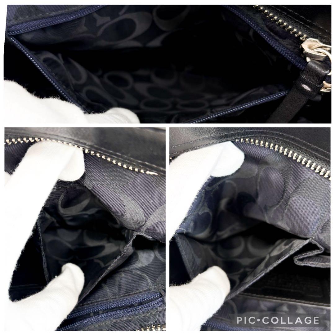 ♡未使用品♡ COACH コーチ ハンドバッグ レザー ブラック