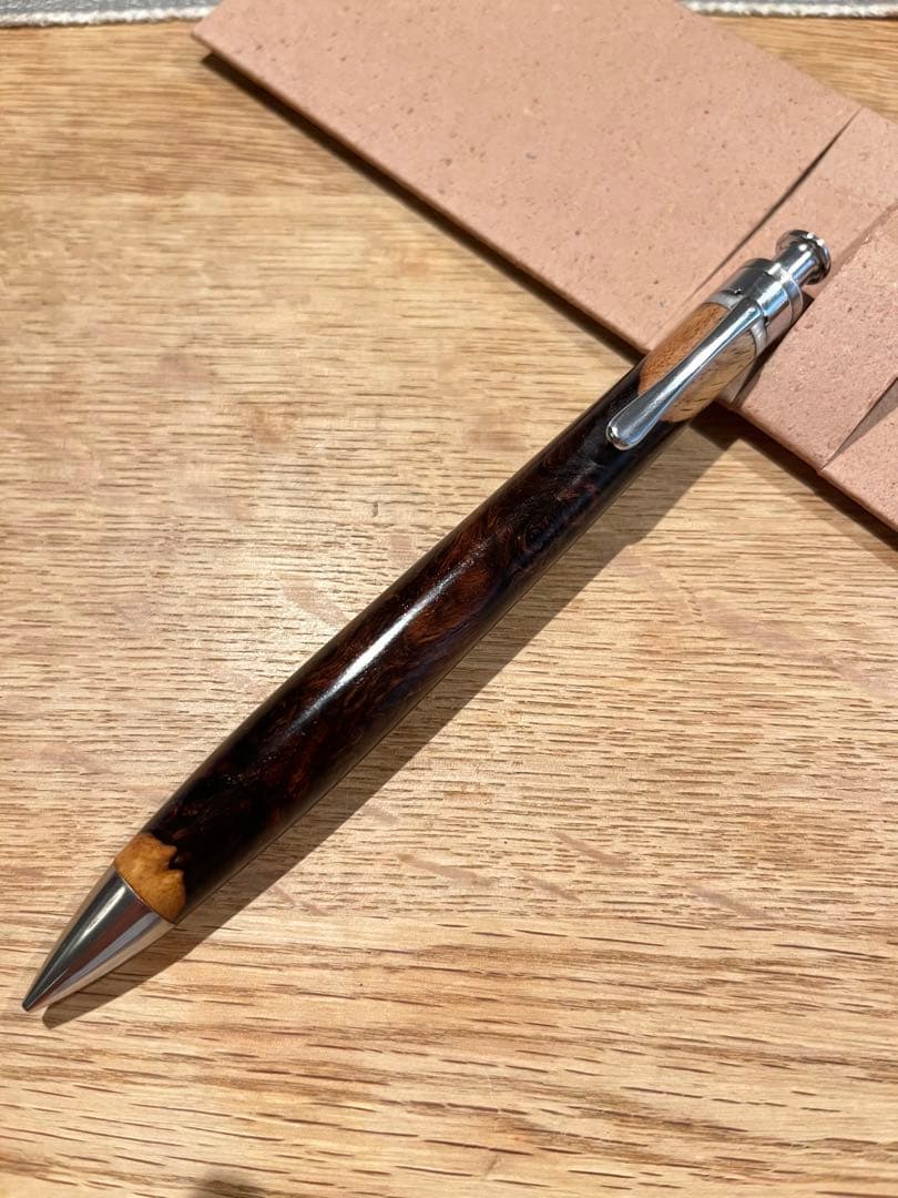 工房楔　ペンシル楔　ローズウッドこぶ杢