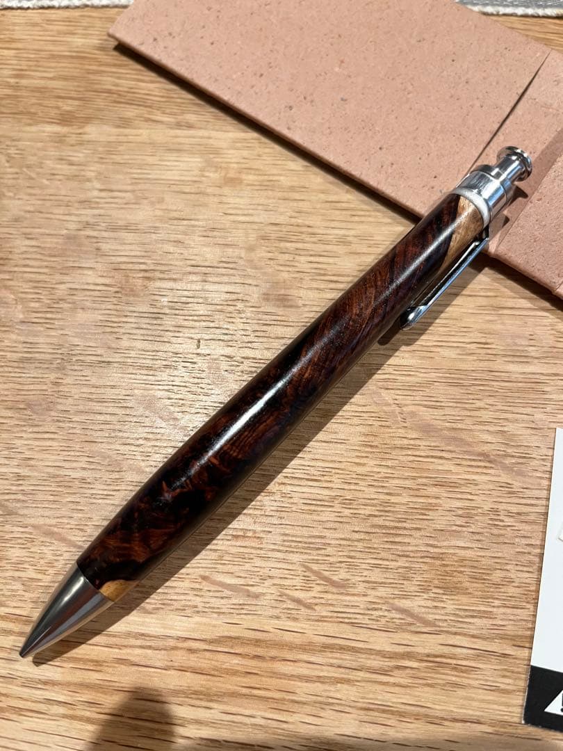 工房楔　ペンシル楔　ローズウッドこぶ杢