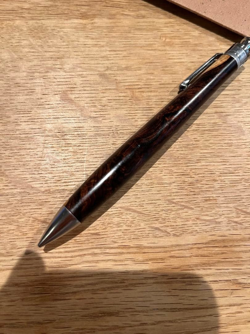 工房楔　ペンシル楔　ローズウッドこぶ杢