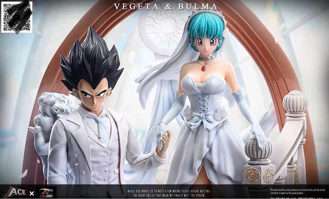 ベジータ＆ブルマ　結婚　ドラゴンボール　フィギュア　ガレージキット１／６スケール