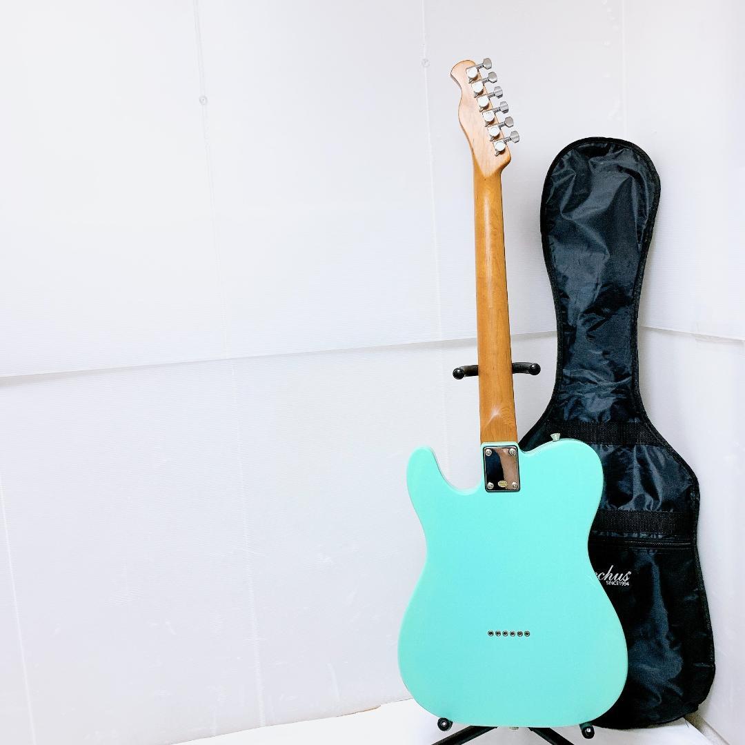 美品 Bacchus バッカス テレキャスター サーフグリーン メンテナンス済