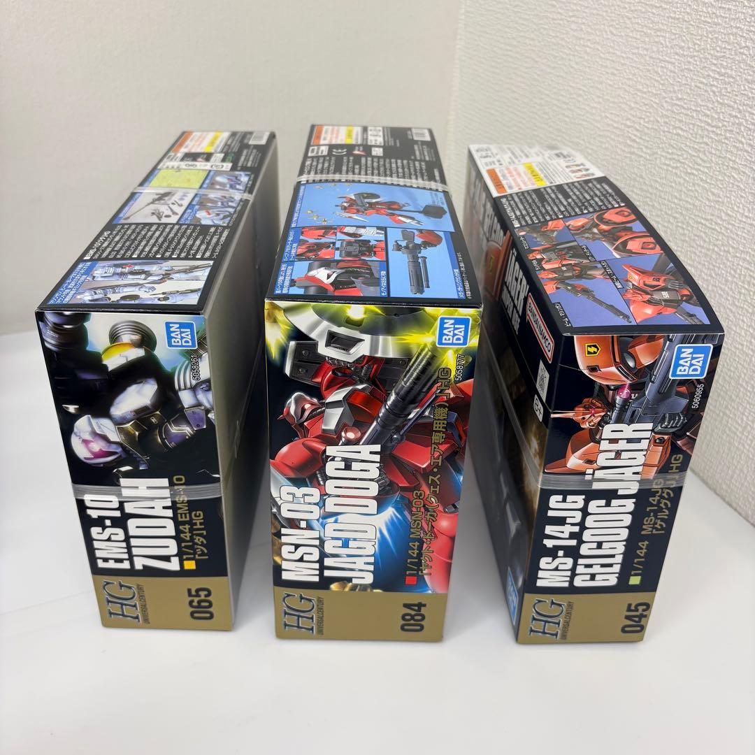 HGガンプラ まとめ売り ヤクト・ドーガ ザクⅠ ヅダ ギラ・ドーガ 他