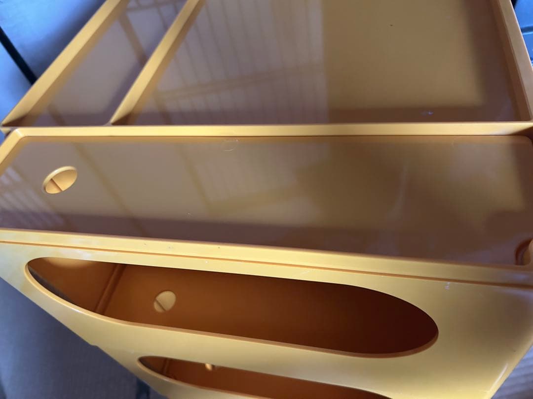 B-LINE　ボビーワゴン　3段3トレイ　イエロー