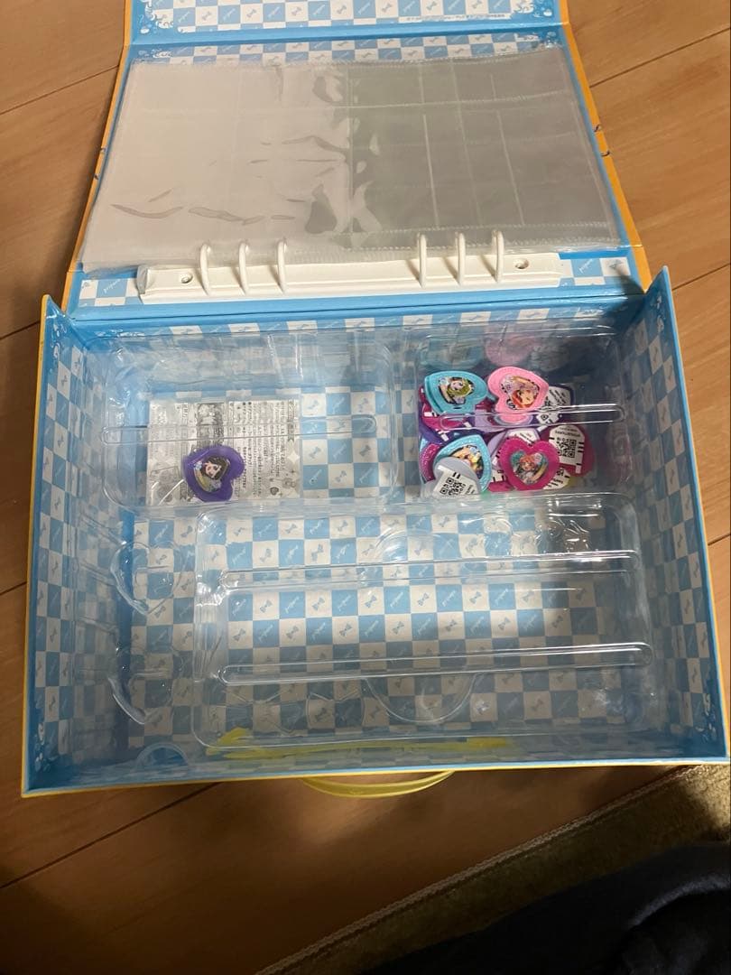 プリパラ　クローゼットトランク　ブルー　オマケ付　中古品