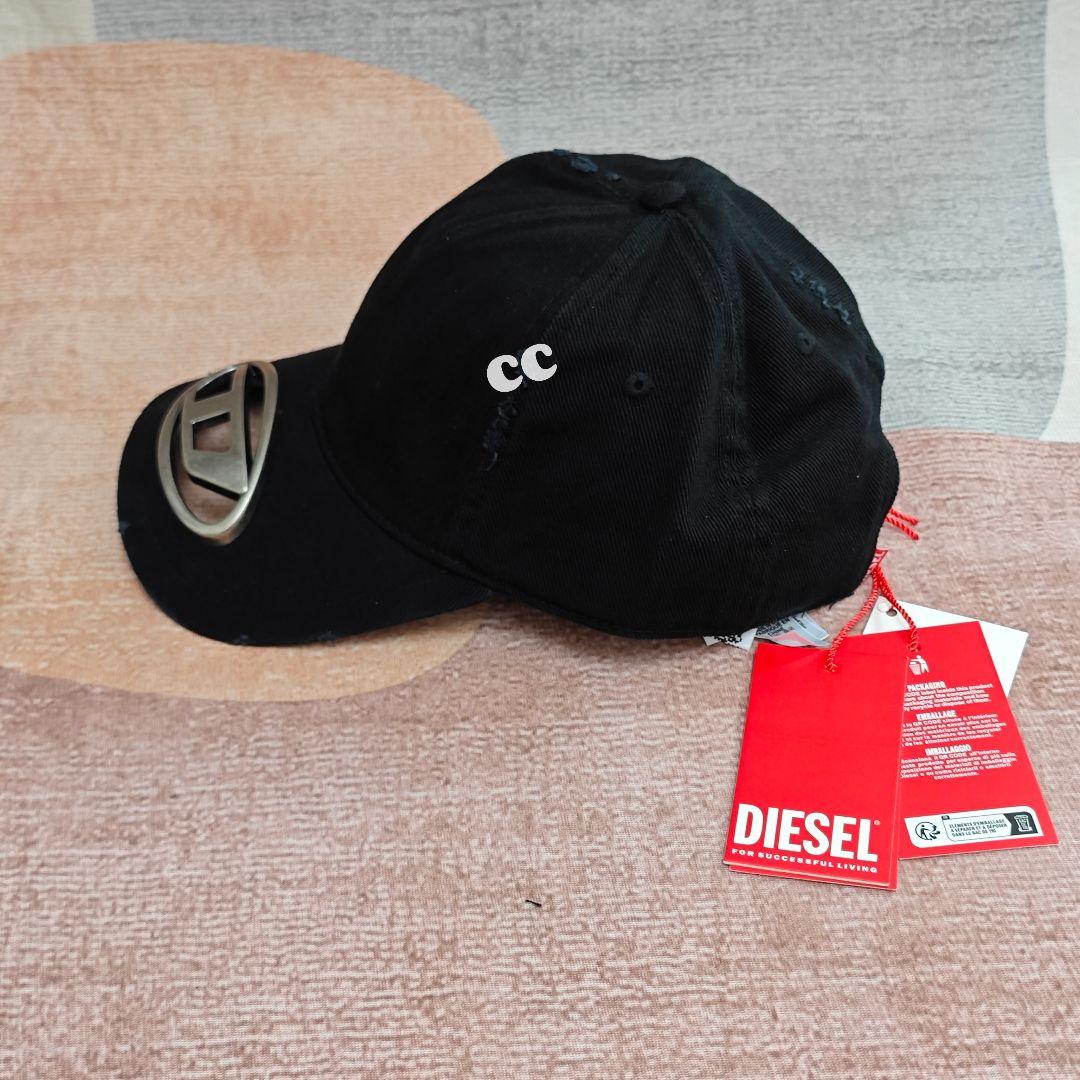 DIESEL メタルロゴコットンキャップ