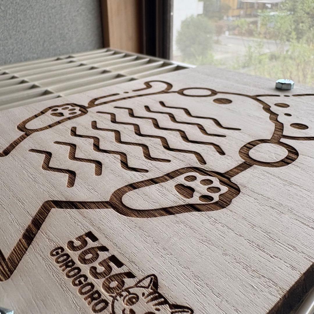 キャットケージ用ステップ(小)3個＆木製つめとぎパネル2枚セット