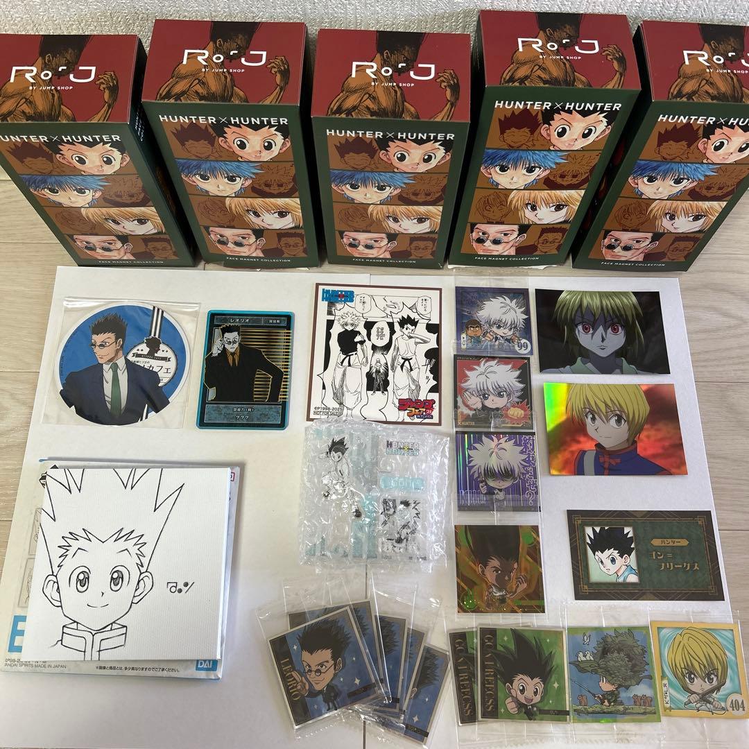 箱あり　HUNTER×HUNTER RofJ フェイスマグネット　コレクション