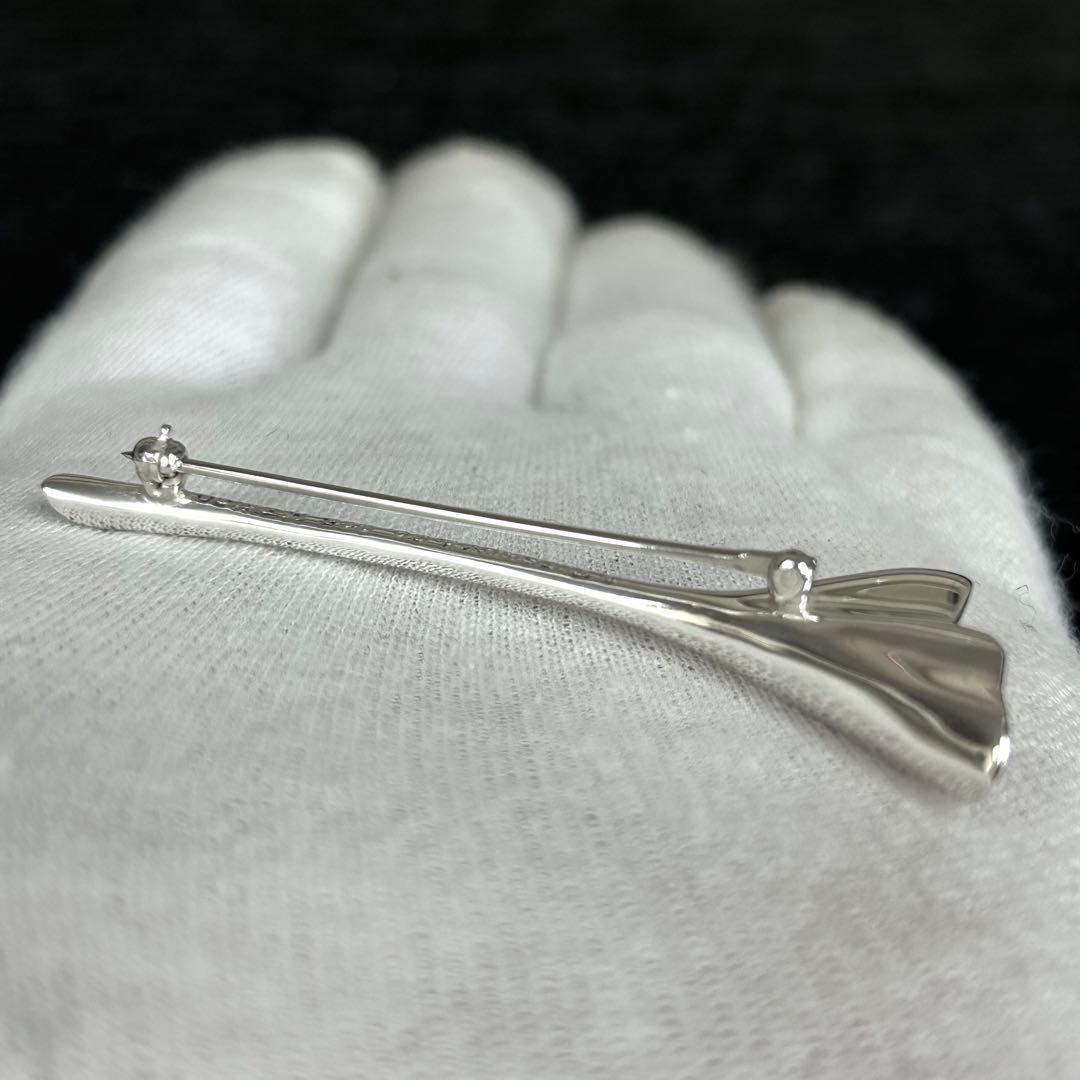 ティファニー　ブローチ　イチョウモチーフ　銀杏　ピンバッチ　シルバー925