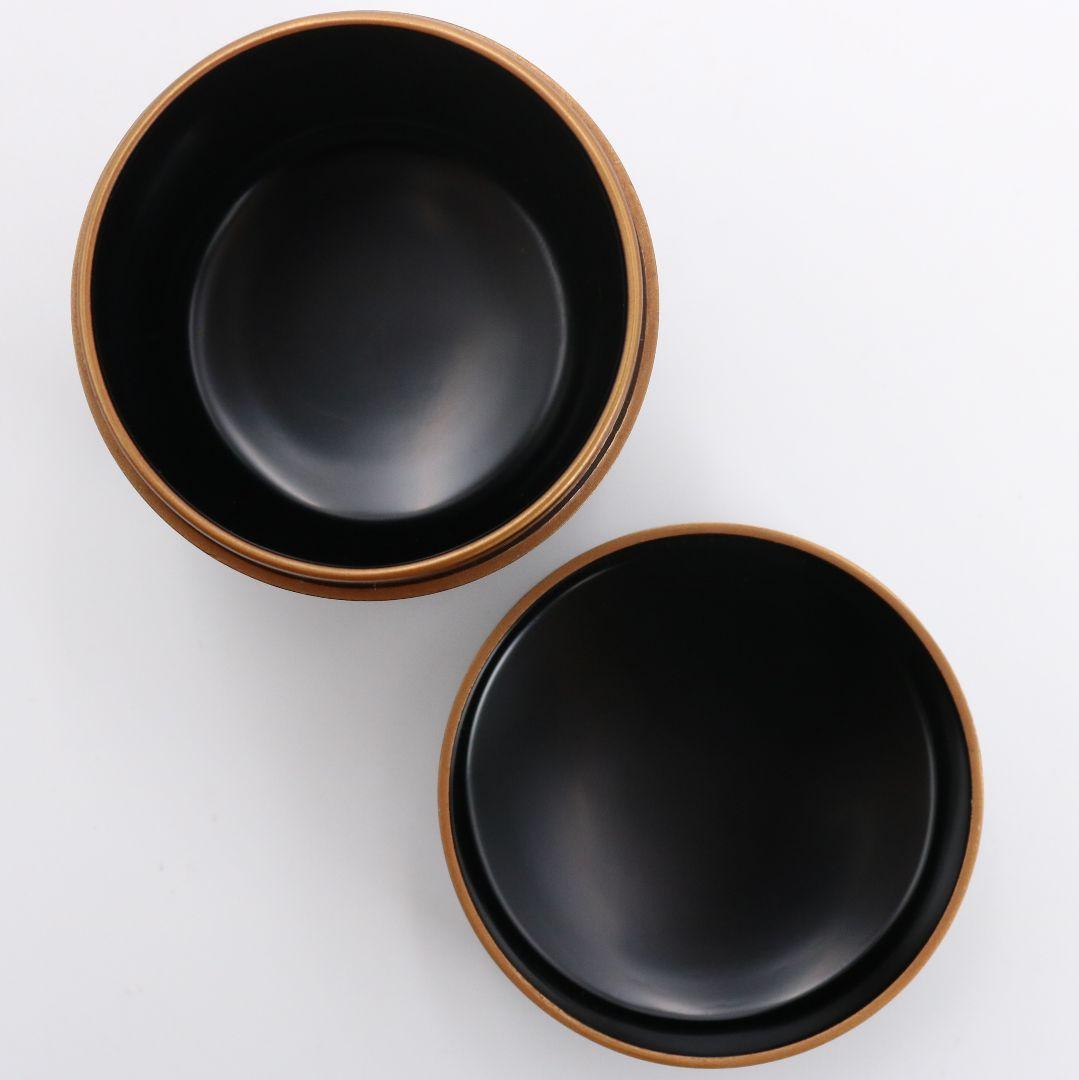 鳳山作 栗沈金 棗 茶道具 共箱共布　C813　N1