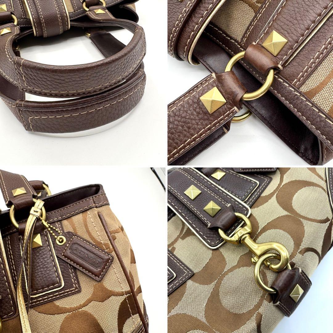 バッグ 00s Coach signature sholder bag Studs