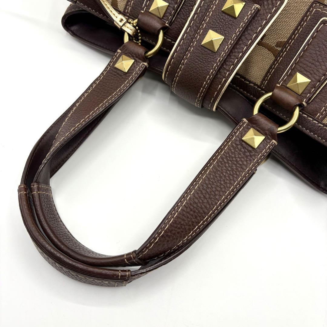 バッグ 00s Coach signature sholder bag Studs
