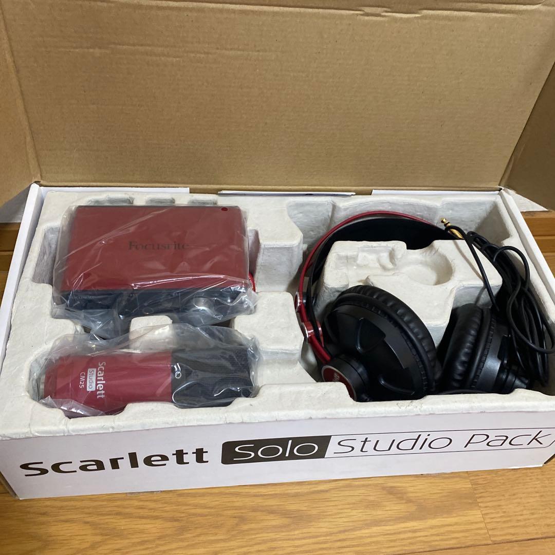 DTM・DAW Scarlett Solo Studio Pack