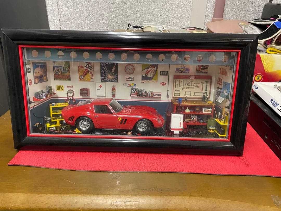 フェラーリ　250GTO 1962 ミニガレージセット