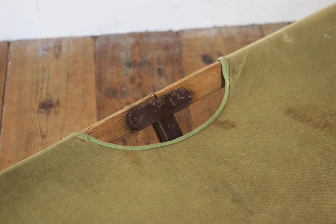 ヴィンテージ 軍用ベッド フォールディングコット ミリタリー オブジェ