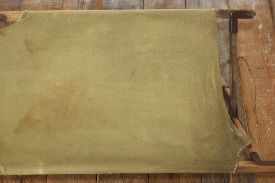 ヴィンテージ 軍用ベッド フォールディングコット ミリタリー オブジェ