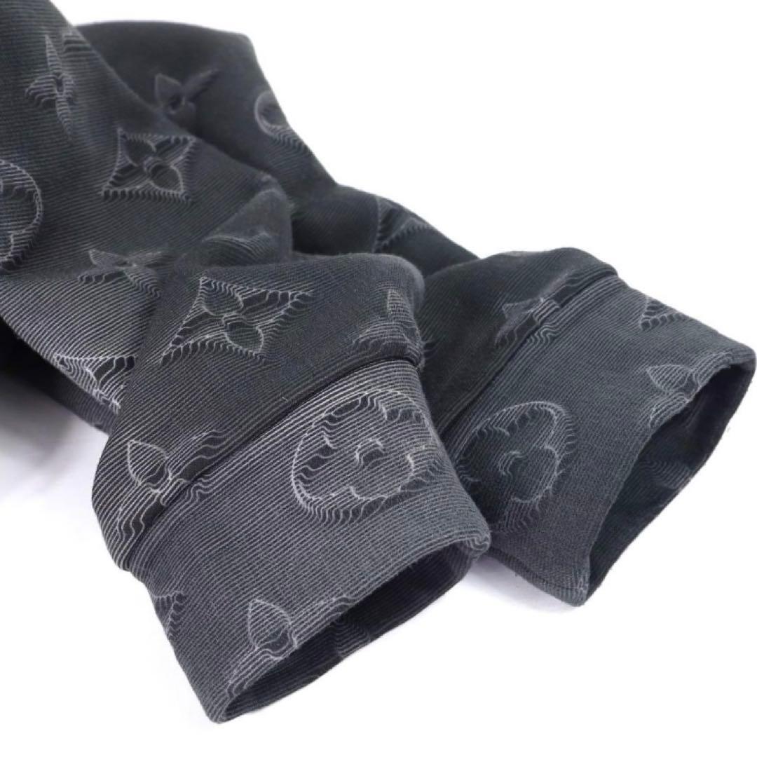 ふるやん‼️ ルイヴィトン立体3Dモノグラムプルオーバーパーカー スウェット