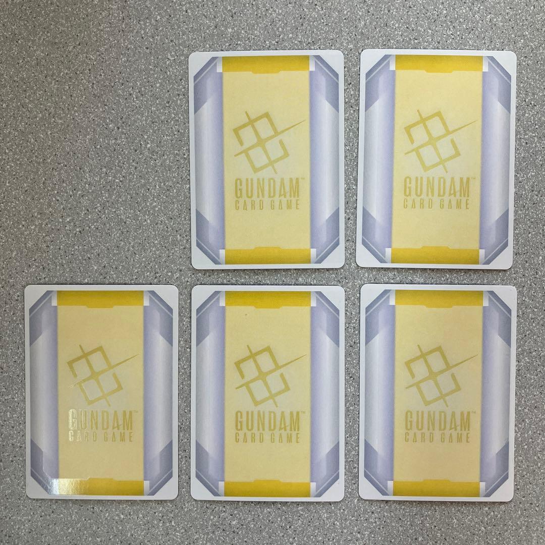 ☆ガンダムカードゲーム☆EXリソース☆リリーナ☆β版☆5枚セット☆未使用☆プロモ