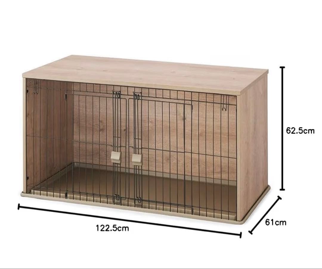 【送料込み】アイリスオーヤマ　犬用ゲージ　完成品　組立必要なし