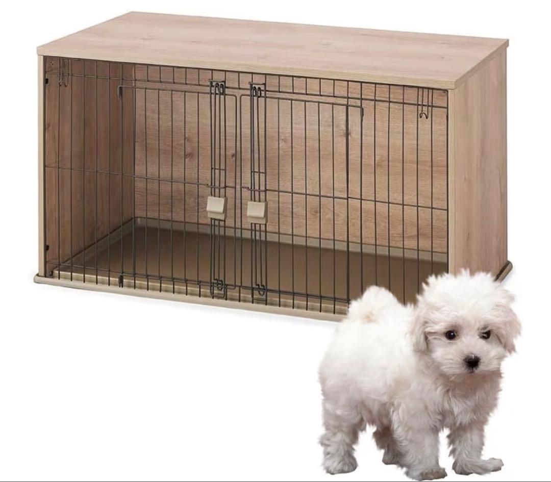 【送料込み】アイリスオーヤマ　犬用ゲージ　完成品　組立必要なし