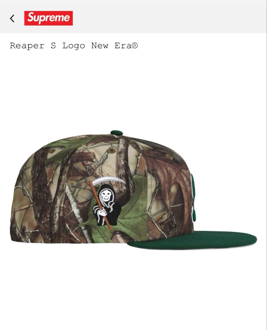 帽子 Supreme Reaper S Logo New Era 7-3/4