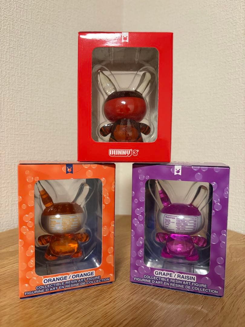 Kidrobot 3インチ ダニー 3個セット