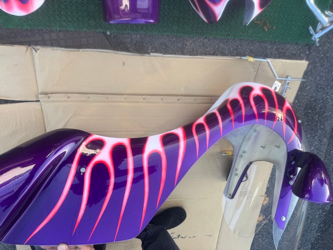 ゼファー400X 外装セット　当時物ロケットカウル　タンク　当時物フルパーツ