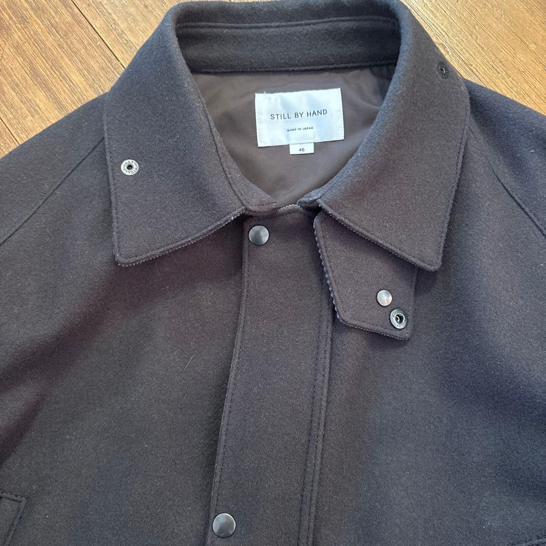 スティルバイハンド ラムメルトンハーフコート　バブアー