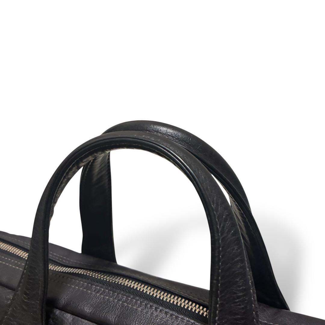 極美品　ポーター　タウゼン　2way ビジネスバッグ　ブラック　オールレザー　黒