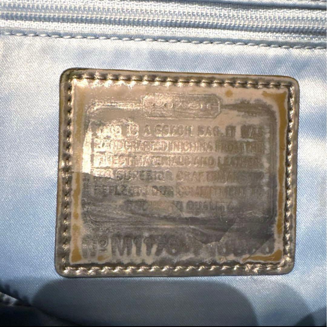 COACH コーチ ポピー デニム ワンショルダー ポーチ 肩掛け 2WAY