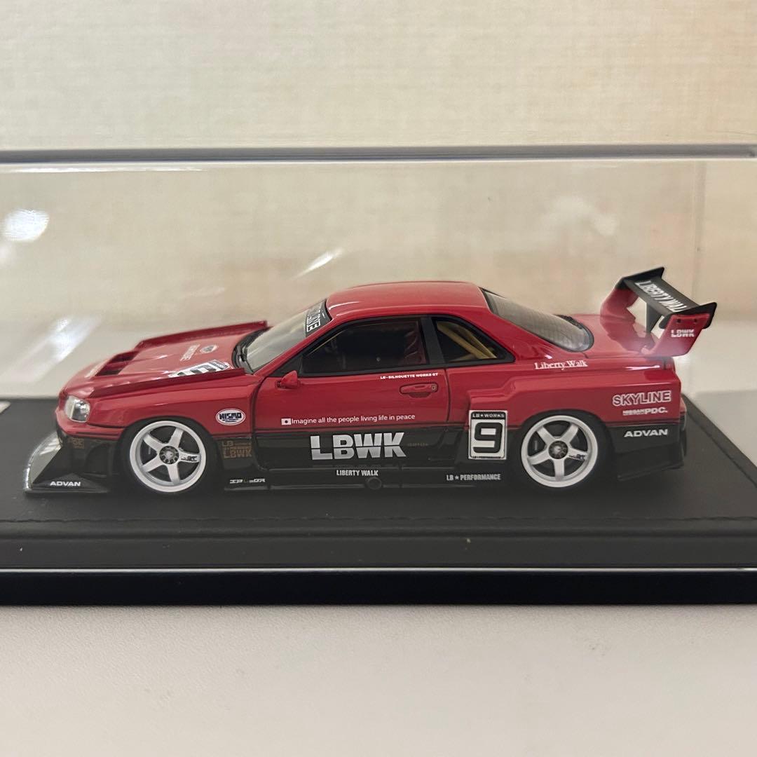 【未使用】LB-ER34 スーパーシルエット 1/43 スカイライン #9
