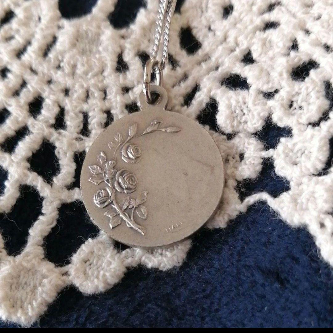 【フランス　アンティーク】天使　イエス　　メダイ　　ネックレス