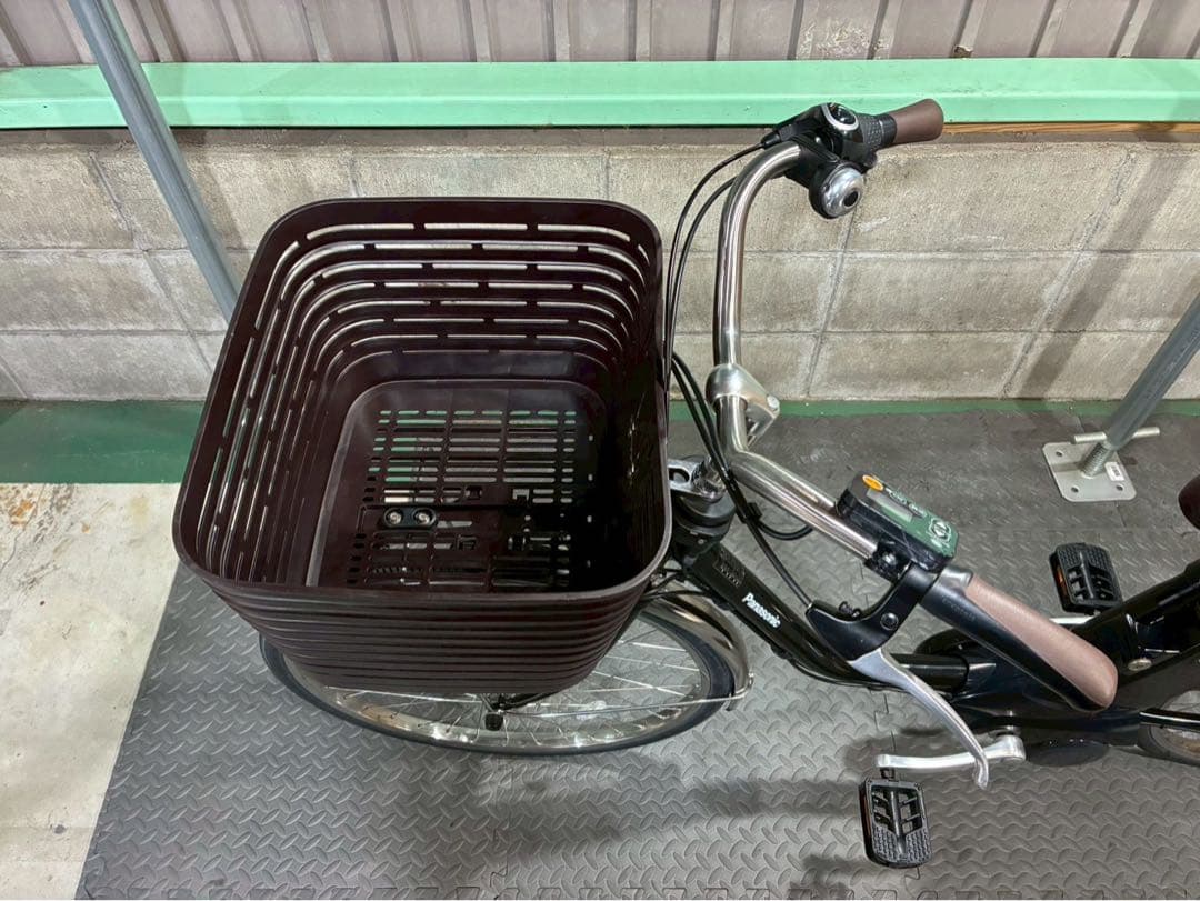 №8676 電動自転車パナソニック　ビビDX 24インチ ブラック　✨美品✨