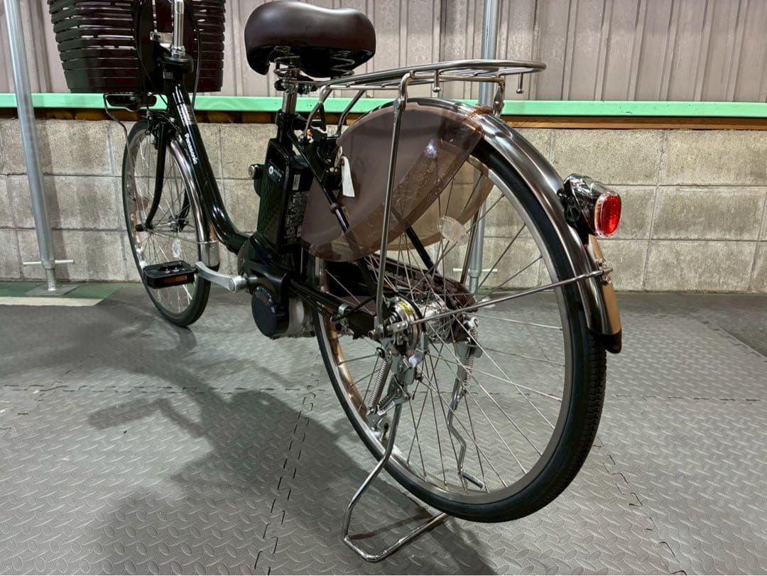 №8676 電動自転車パナソニック　ビビDX 24インチ ブラック　✨美品✨