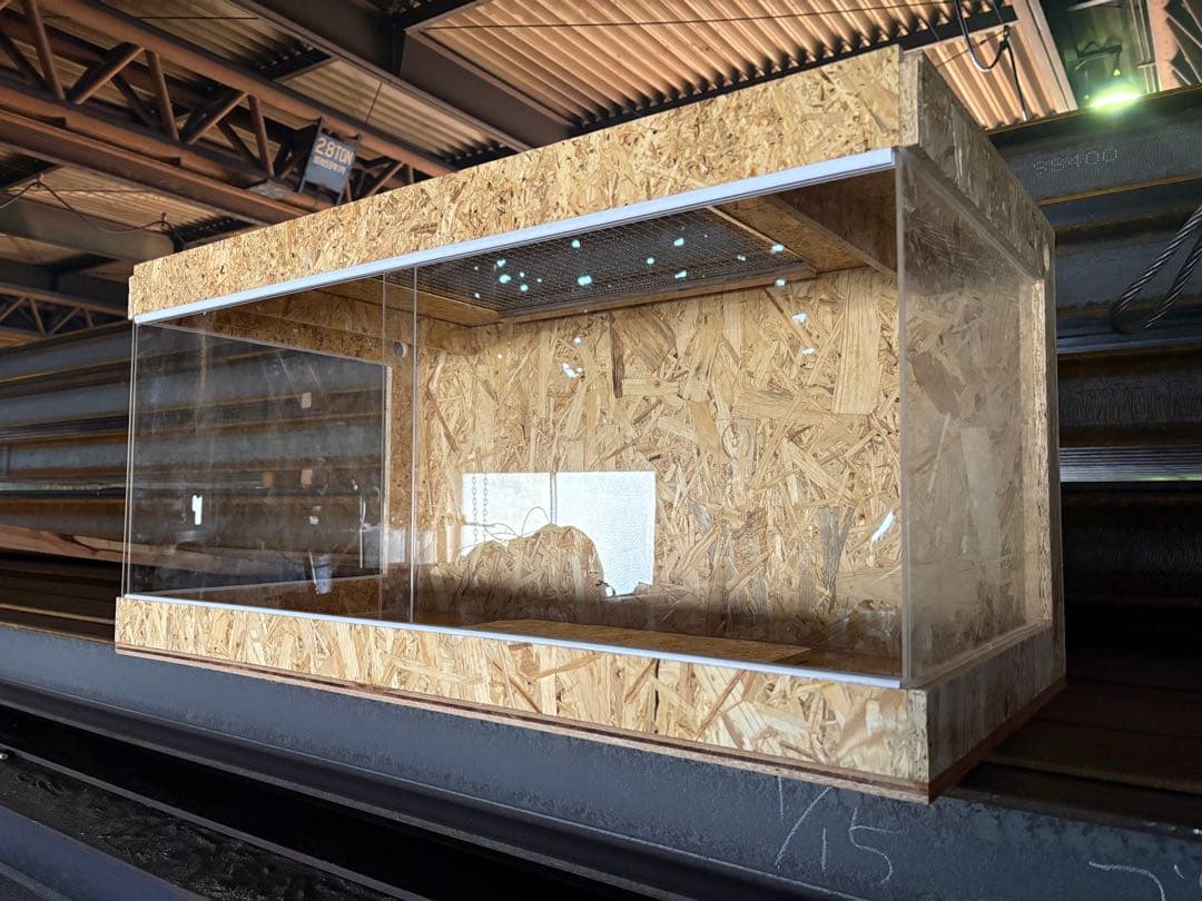 爬虫類ケージ　90×45×45 サイドアクリル仕様　ペット　ケージ　爬虫類　飼育