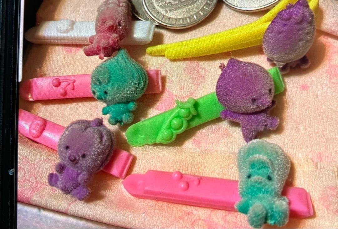 昭和　レトロ　お菓子のおまけ　ピン　6個セット　野菜　小物　アクセサリー