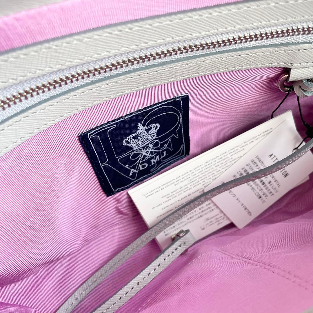 ADMJ ザ・ビー スクエアショルダー レザー スワロフスキー 新品 完売品