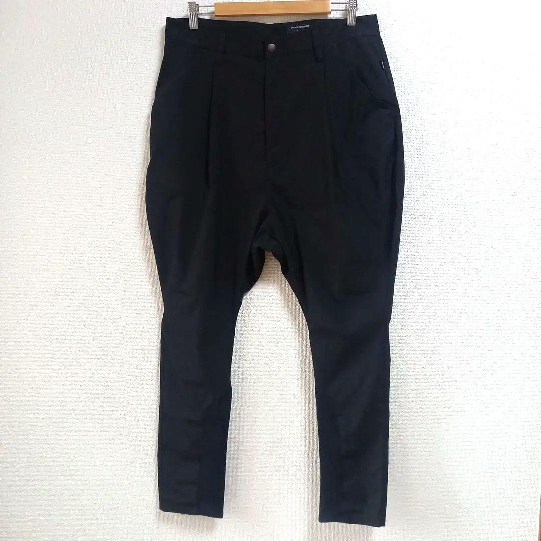 グラム glamb シモンジョッパーズパンツ サルエル ブラック 切り替えリブ