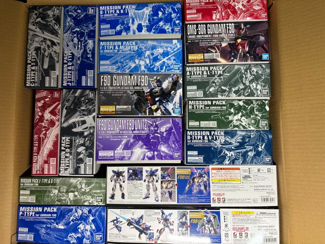 MG 1/100 ガンダムF90 ミッションパック　新品セット