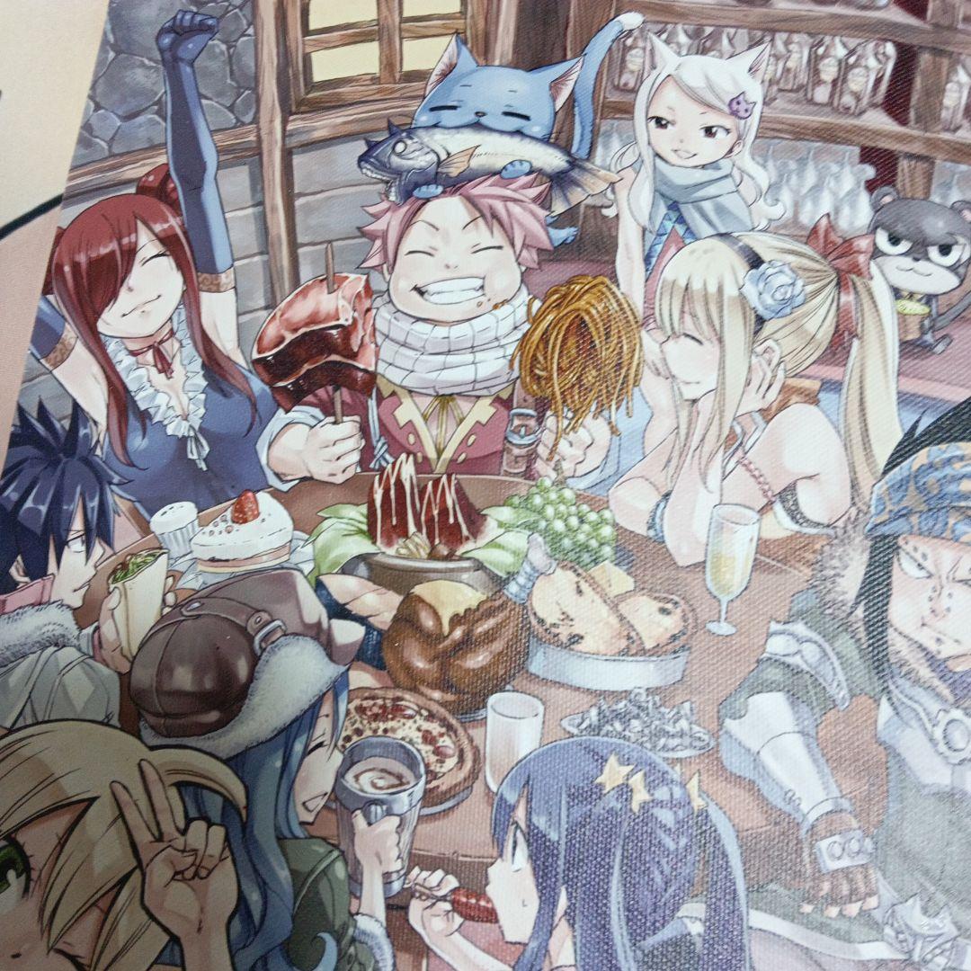 フェアリーテイル 食事シーン アート キャンバスボード